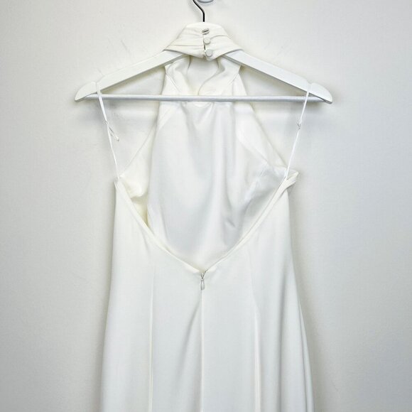 NWT MILLY Penelope Halter Neck Cady Dress  US 4 - Picture 10 of 15